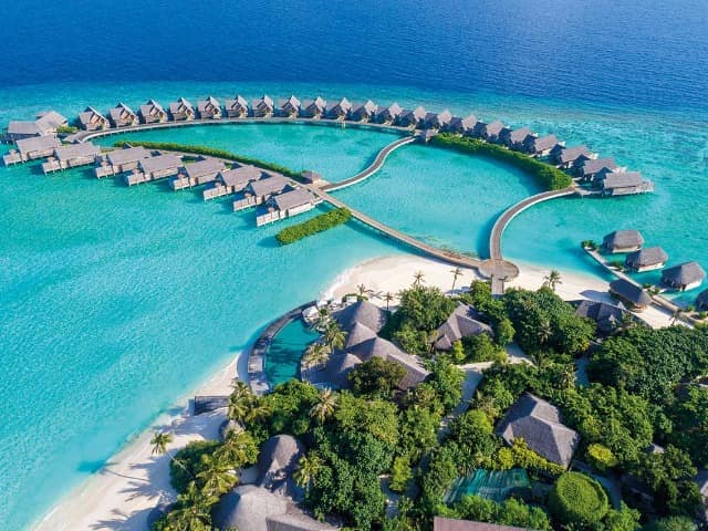 Milaidhoo island aerea